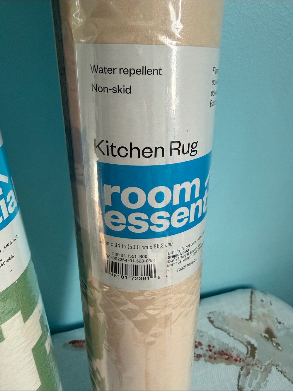 Target Room Essentials Beige Kitchen Rug Roll - Picture 2 of 6